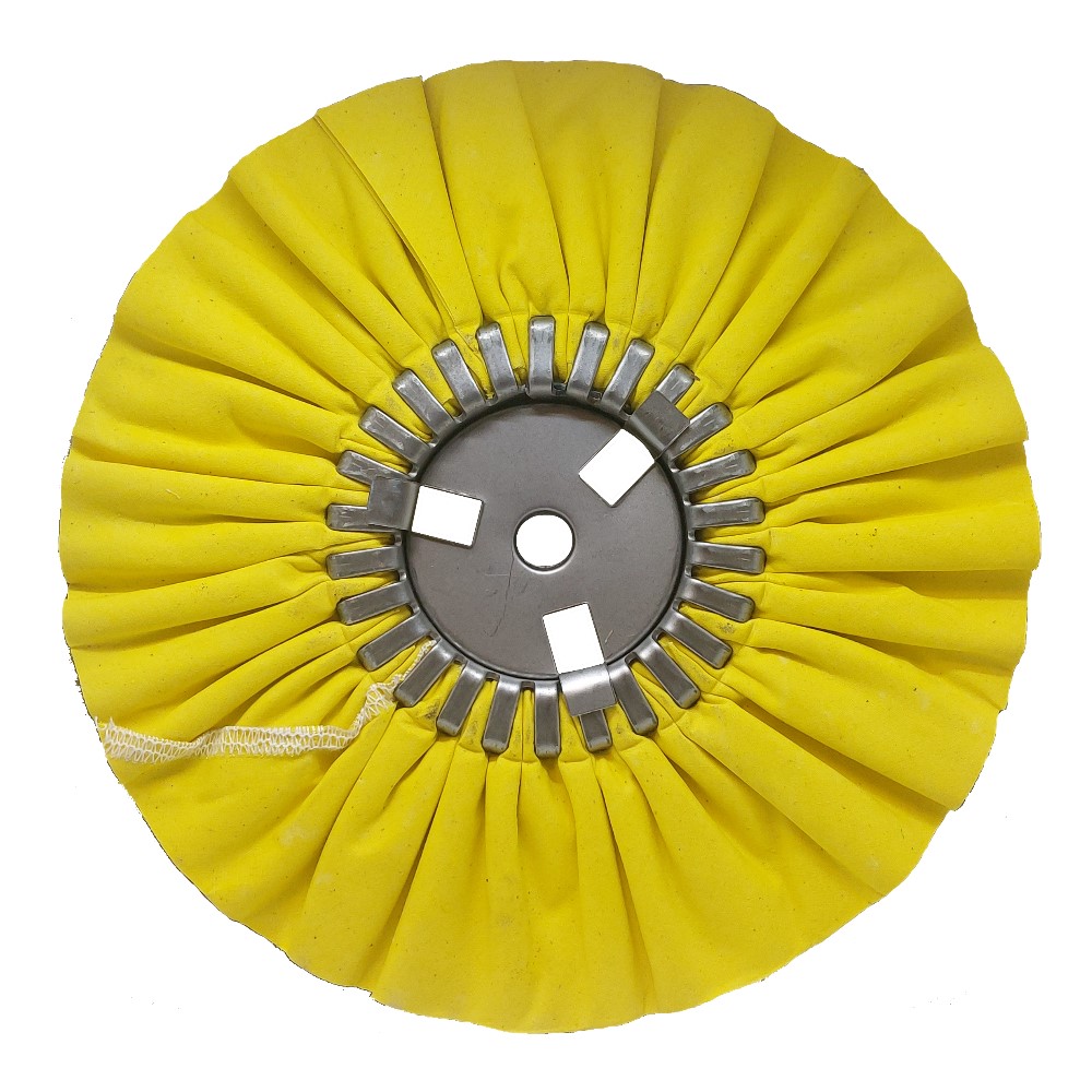 10" Yellow Airway Buffing Wheel, 5/8" Arbour