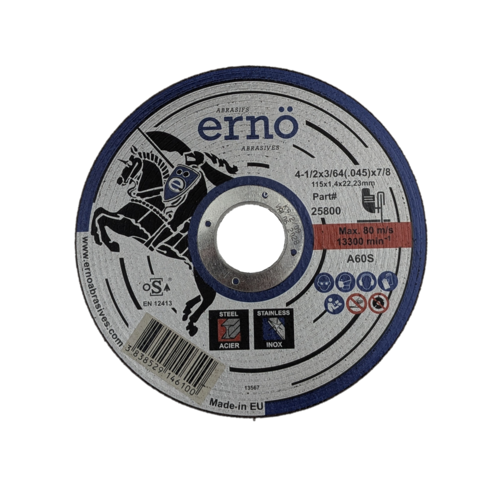 Cut off Wheel 4-1/2x.045x7/8 TYPE-1 STEEL/STAINLESS